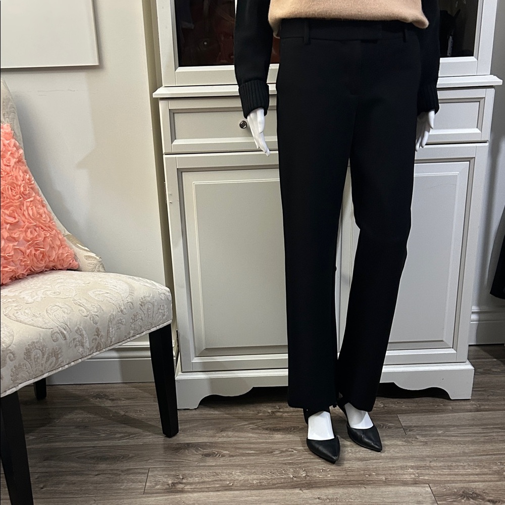 Joe Fresh Classic Black Straight Leg Trousers - Picture 2 of 16